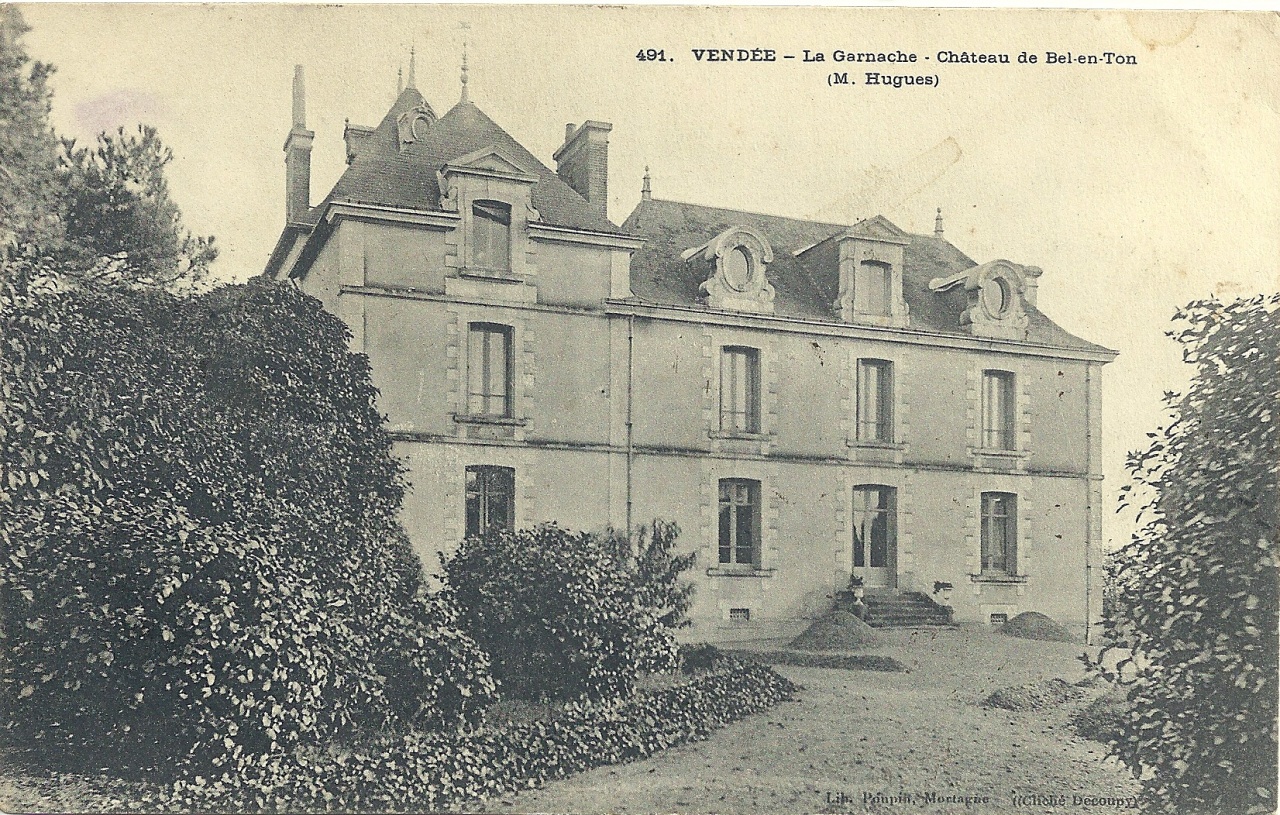 La Garnache, le château de Bel-en-Ton.