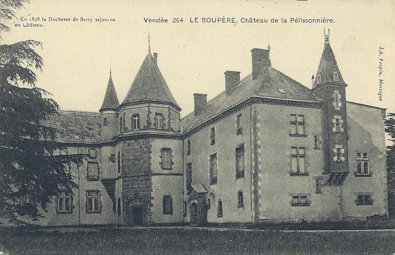 Le Boupère, château de La Pélissonnière.