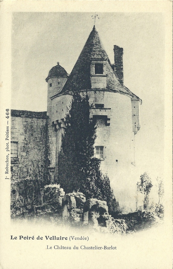 Le Poiré-Velluire, le château du Chastelier-Barlot.
