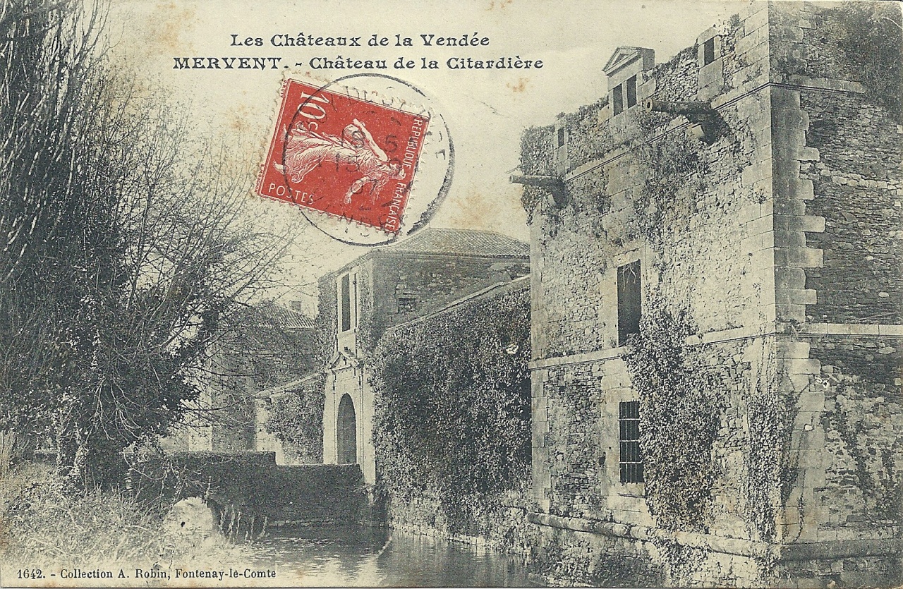Mervent, le château de la Citardière.