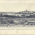 St-Gilles-sur-Vie, vue générale, prise des dunes.
