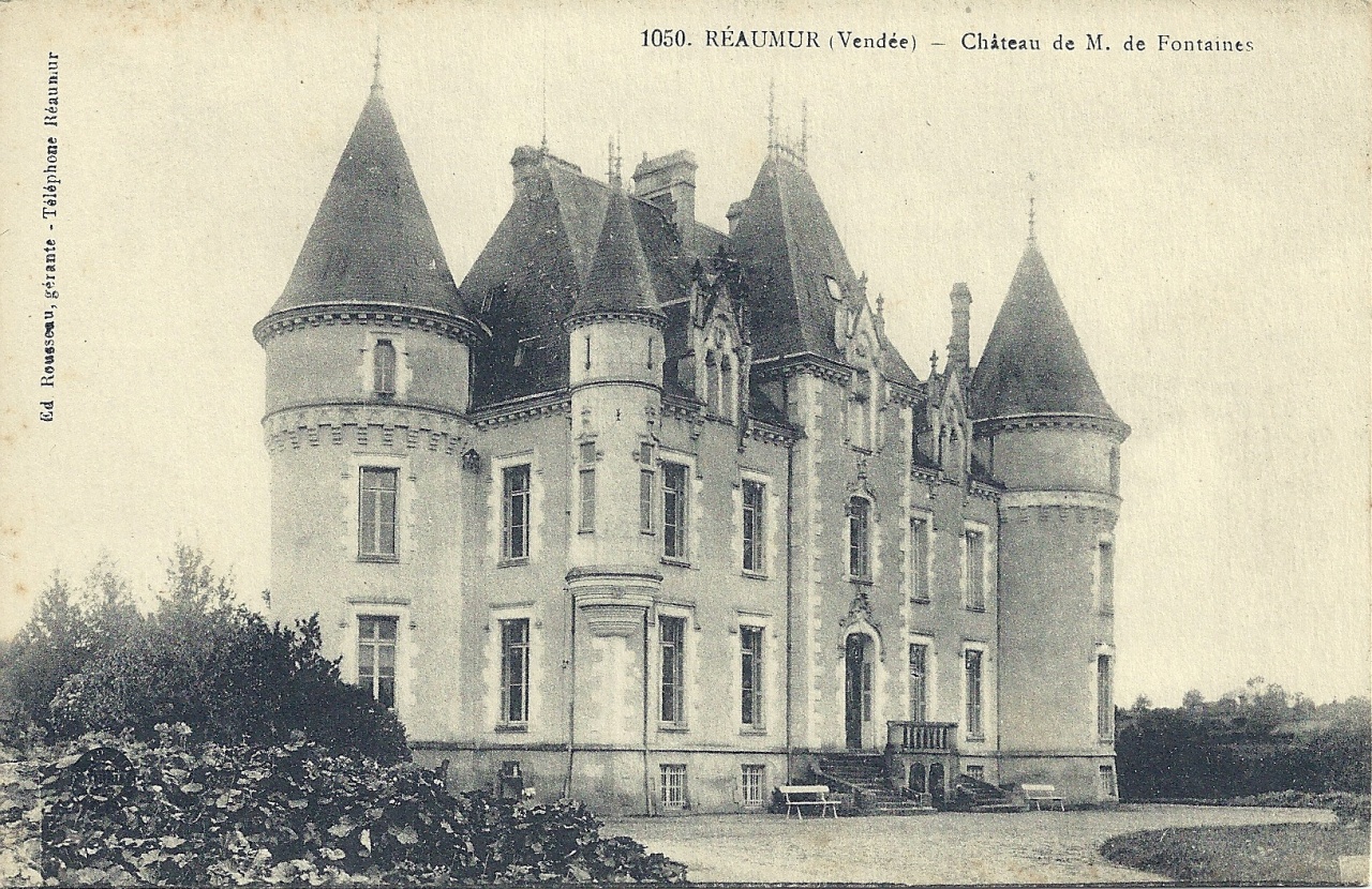 Réaumur, chateau de M. de Fontaines.