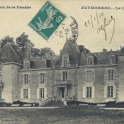 Faymoreau, le château.