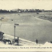 St-Gilles-Croix-de-Vie, vue du port et le quai.