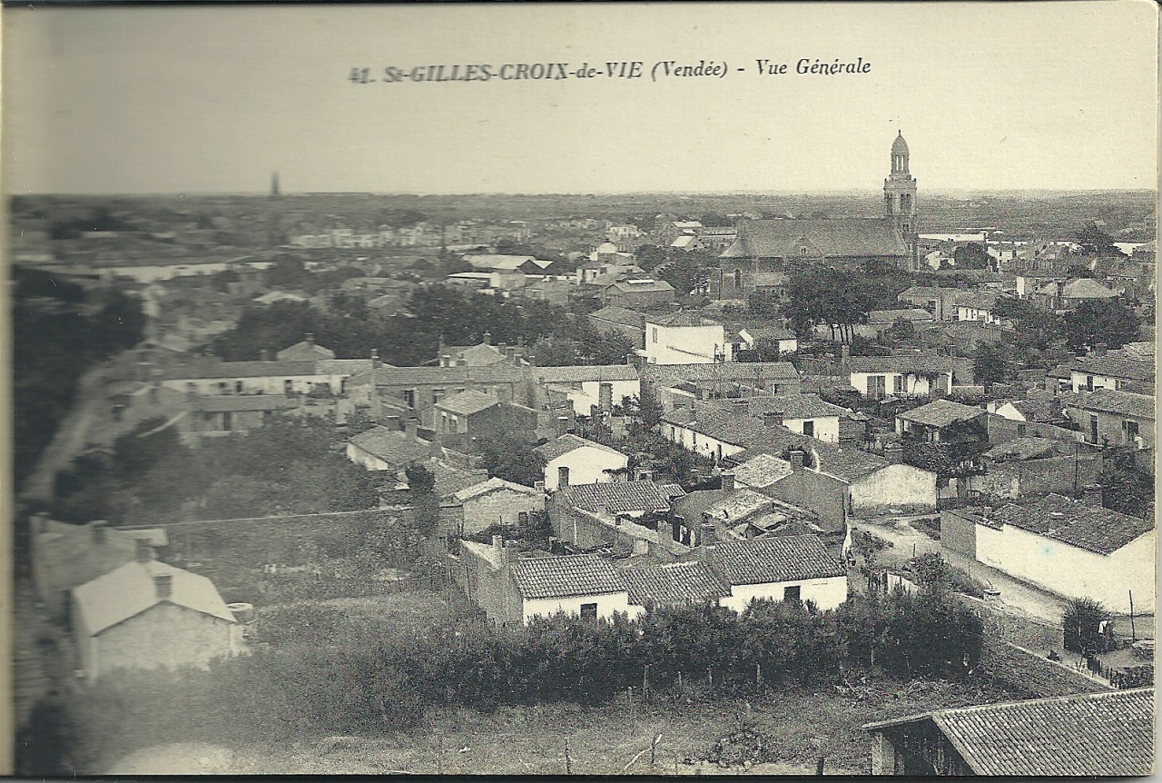 St-Gilles-Croix-de-Vie, vue générale.