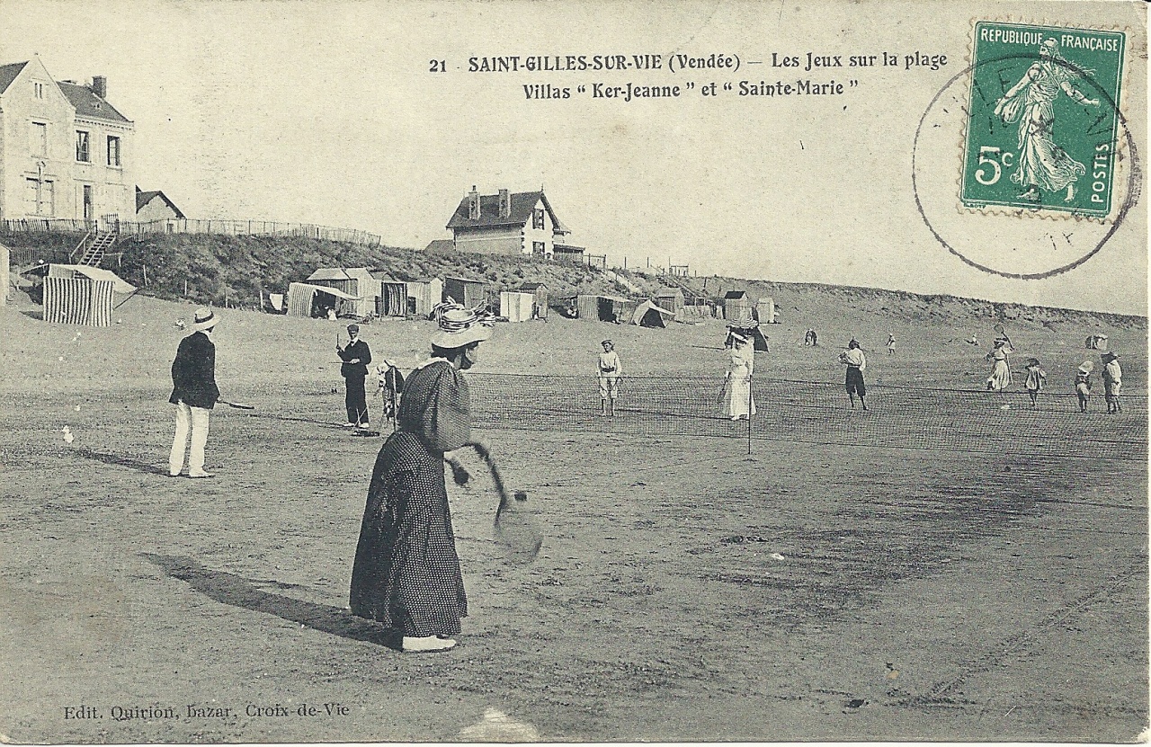 St-Gilles-sur-Vie, les jeux sur la plage.