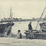 St-Gilles-sur-Vie, chalets sur la rivière la Vie.