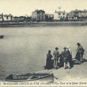 St-Gilles-sur-Vie, le port et le Quai Gorin.