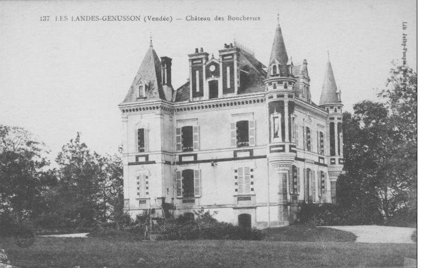 Les Landes-Genusson, château des boucheries.
