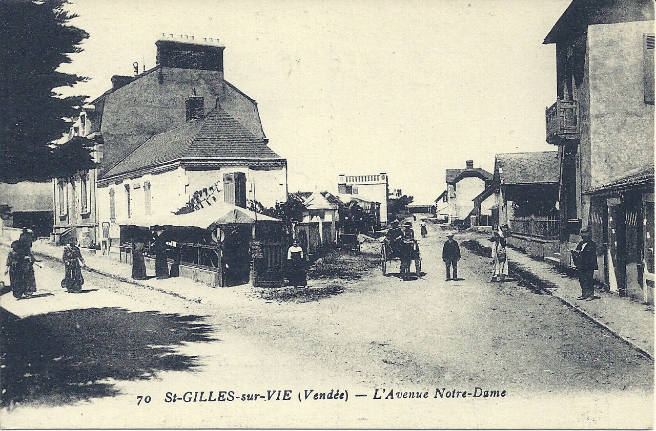 St-Gilles-sur-Vie, l'avenue Notre-Dame.