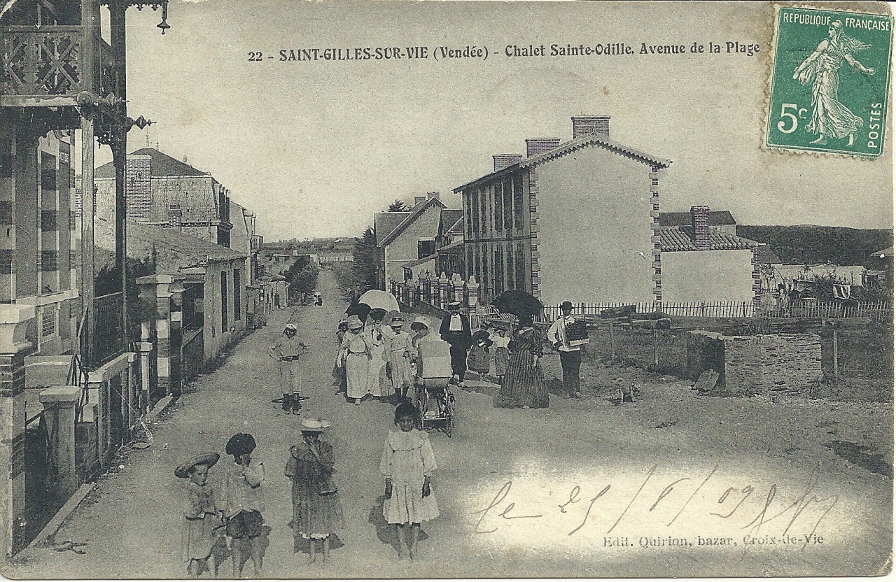 St-Gilles-sur-Vie, avenue de la plage, chalet Ste Cécile.