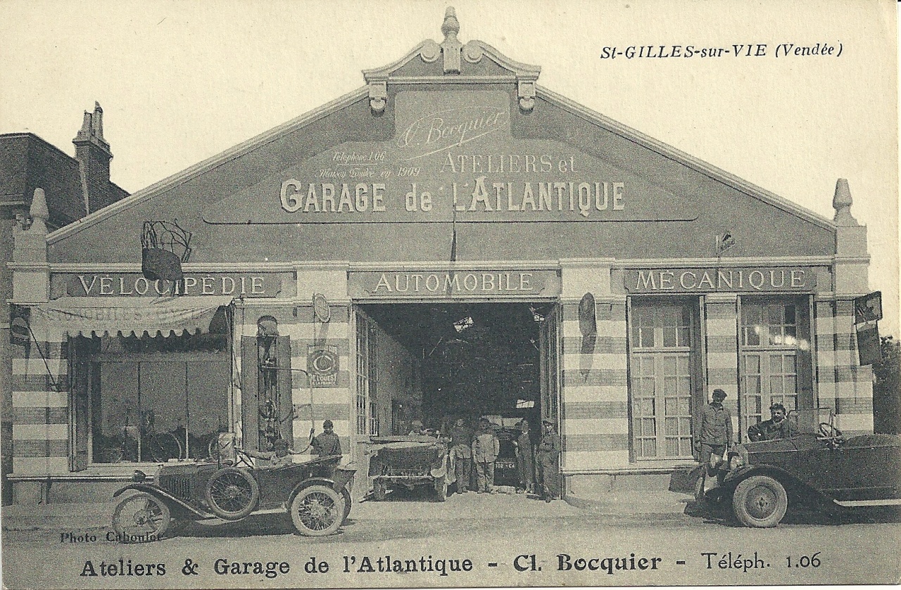 St-Gilles-sur-Vie, ateliers et garage de l'Atlantique.