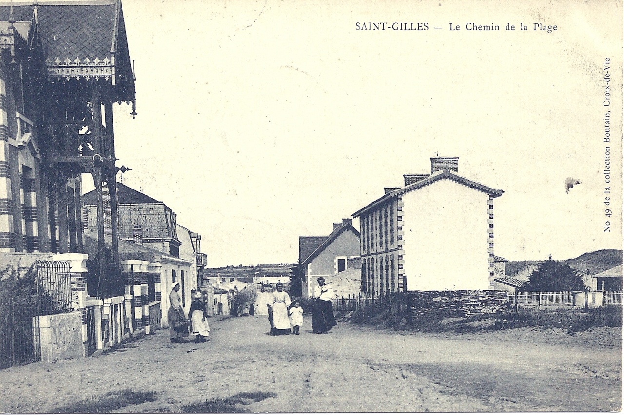 St-Gilles-sur-Vie, l'avenue de la plage.