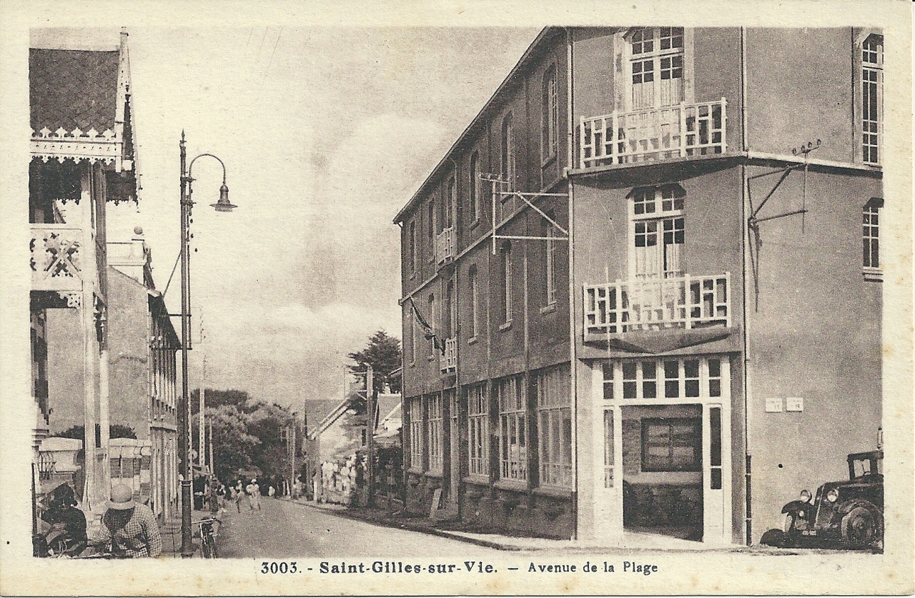 St-Gilles-sur-Vie, l'avenue de la plage.