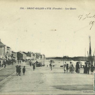 Le port et les quais de Saint-Gilles-sur-Vie