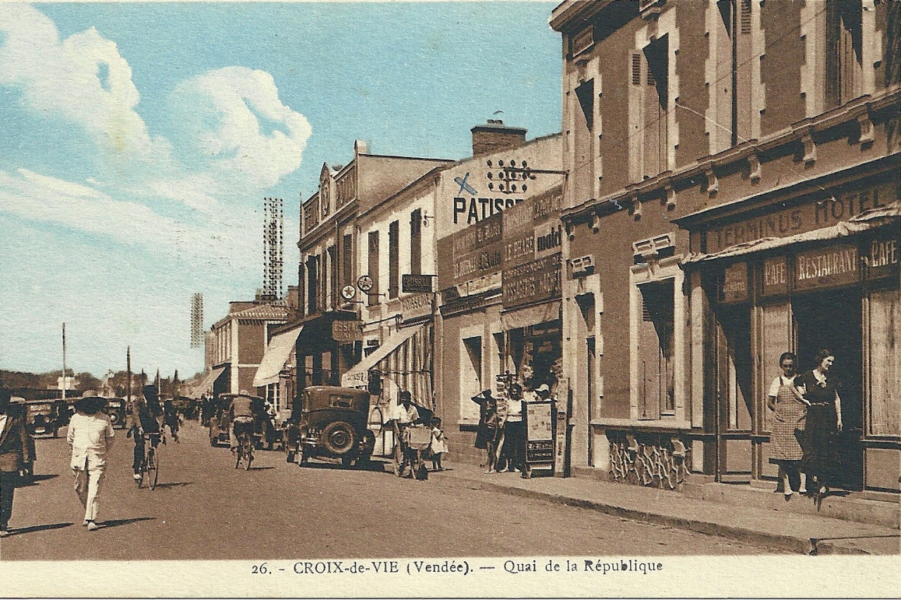Croix-de-Vie, le quai de la République.