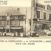Deux magasins Félix Potin.
