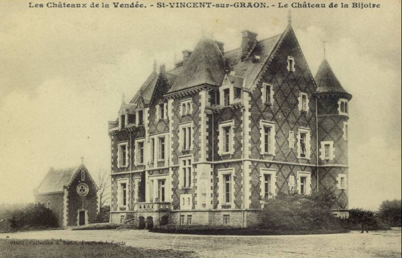 St-Vincent-sur-Graon, le château de la Bijoire.