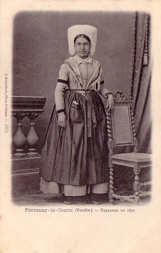 Fontenay-le-Comte, paysanne en 1870.