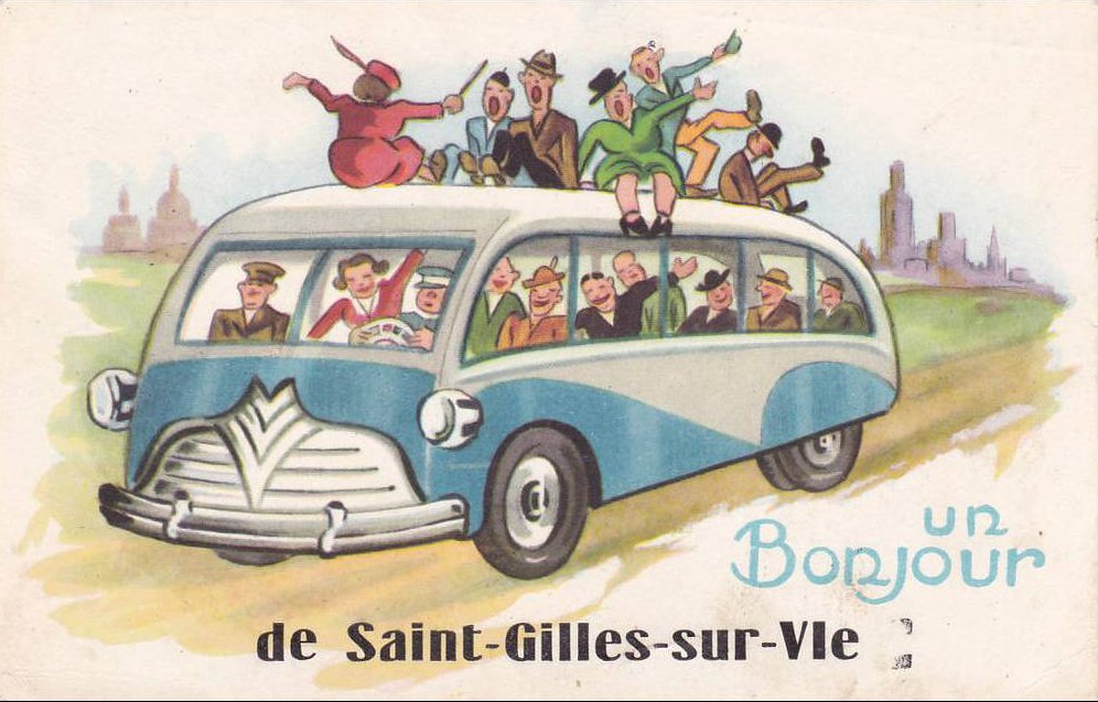 Un bonjour de St-Gilles-sur-Vie.