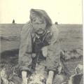 St-Gilles-Croix-de-Vie, énorme tortue de mer pêchée vivante en 1913.