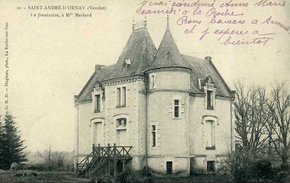 St-André-d'Ornay, château La Jousinière.