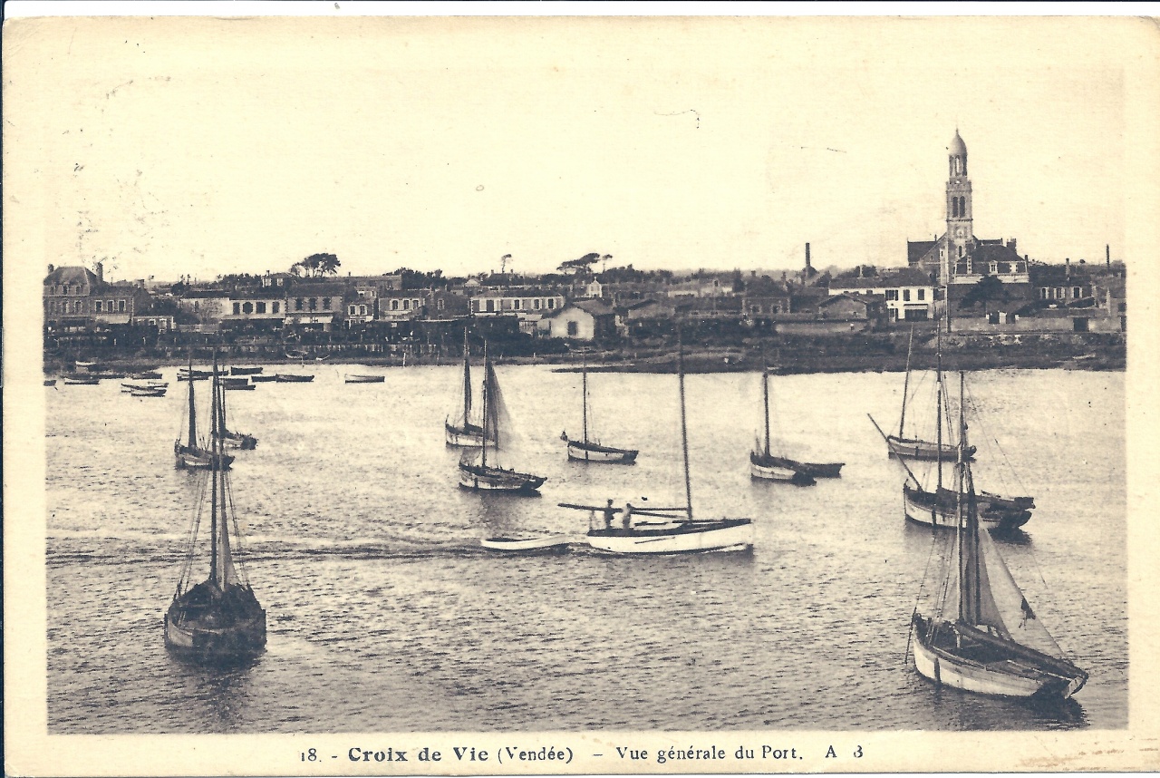 Croix-de-Vie, vue générale du port.