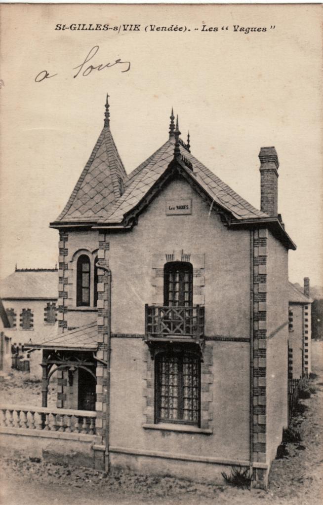 Saint-Gilles-sur-Vie, villa Les Vagues.