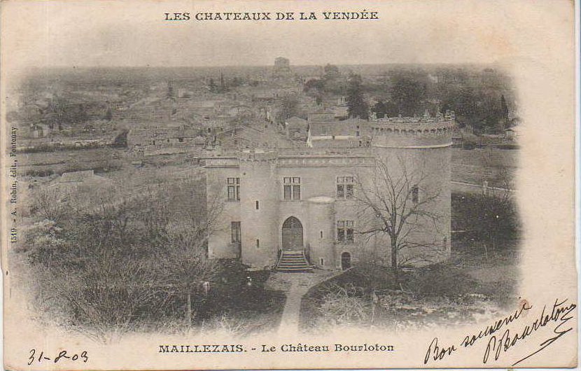 Maillezais, château Bourloton.