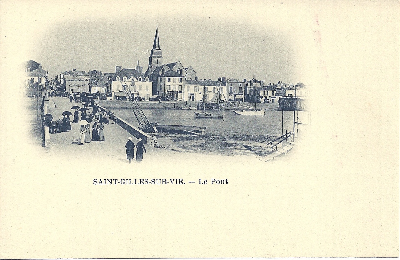 St-Gilles-sur-Vie, le pont.