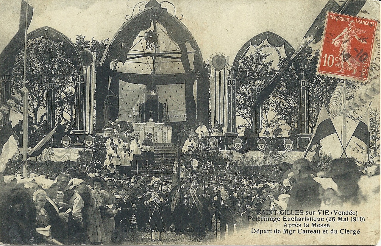 St-Gilles-sur-Vie, pélerinage eucharistique de 1910.