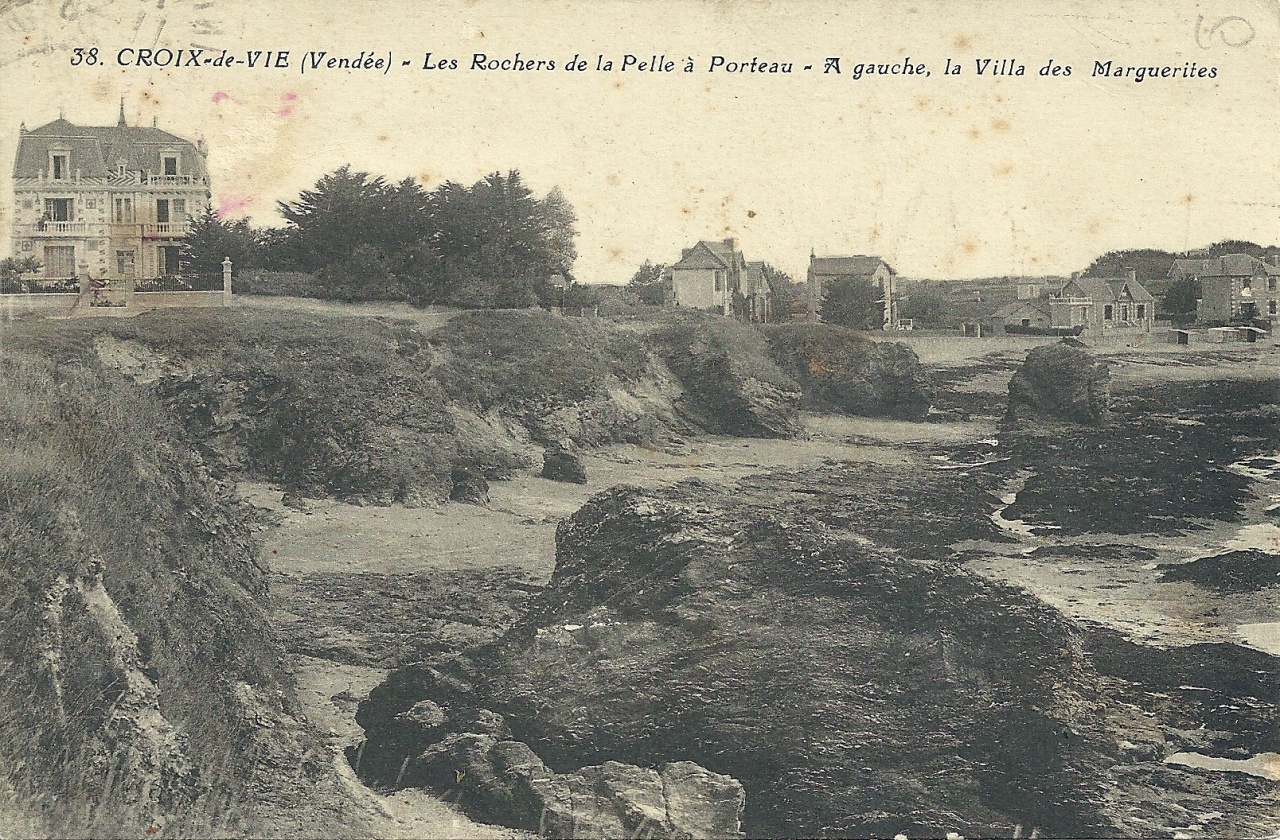 Croix-de-Vie, les rochers de la pelle à Porteau.