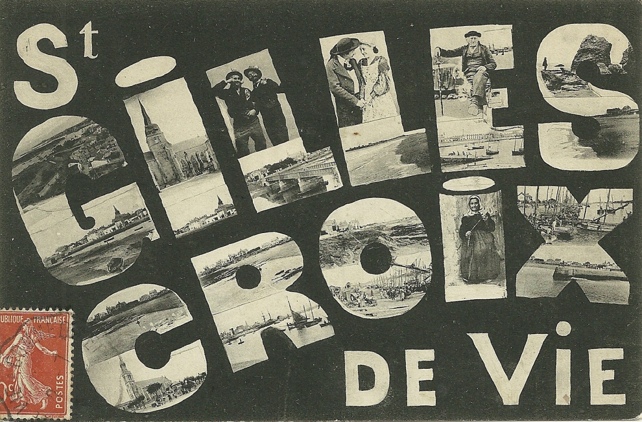 St-Gilles-Croix-de-Vie, carte multivues.