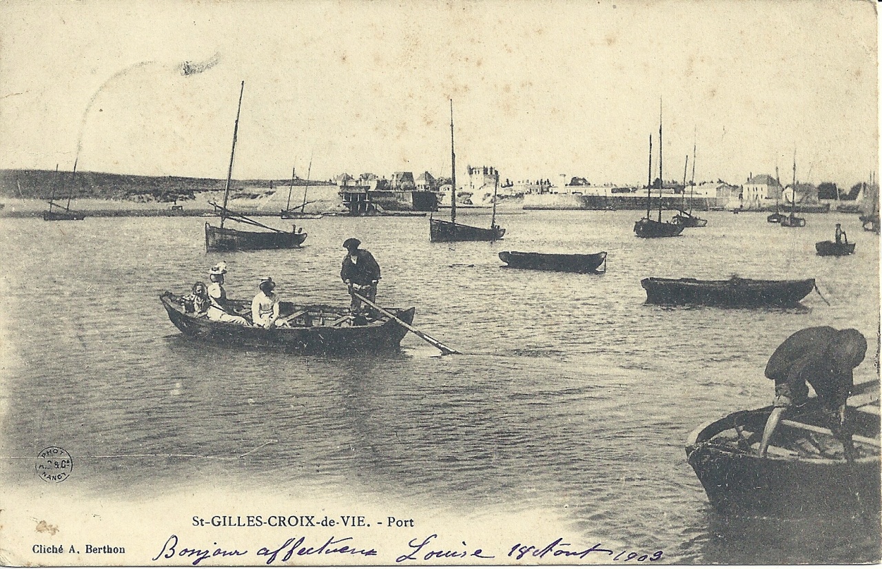 St-Gilles-sur-Vie, le port.