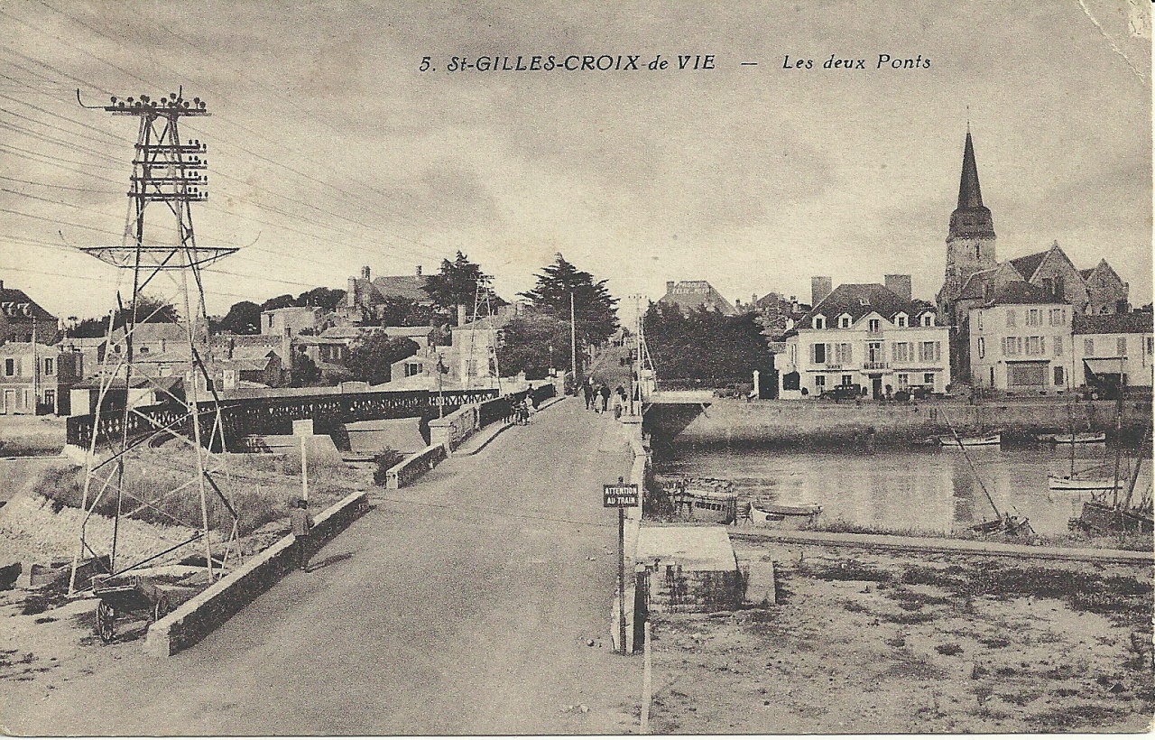 St-Gilles-Croix-de-Vie, les deux ponts.