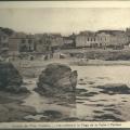 Croix-de-Vie, les rochers et la plage de la Pelle à Porteau.