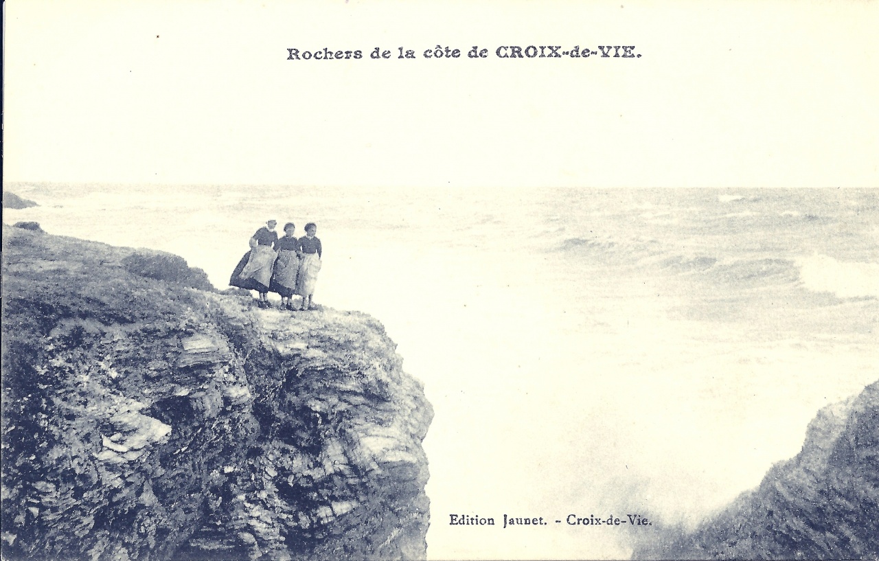 Rochers de la côte de Croix-de-vie.