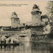 Apremont, le Château et le pont démoli.