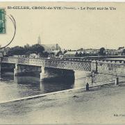 St-Gilles et croix-de-Vie, le pont sur La Vie.