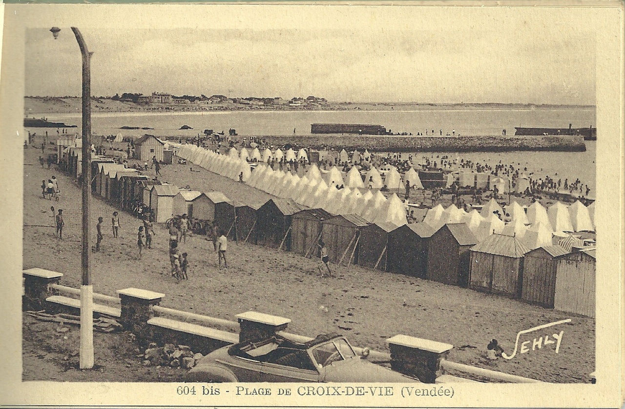 la plage de Croix-de-Vie.