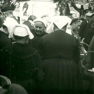 Photos sur plaque de verre (le marché Croix-de-Vie et paysage)