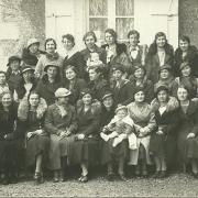 Saint-Gilles-sur-Vie, école Jeanne d'Arc, année 1932.