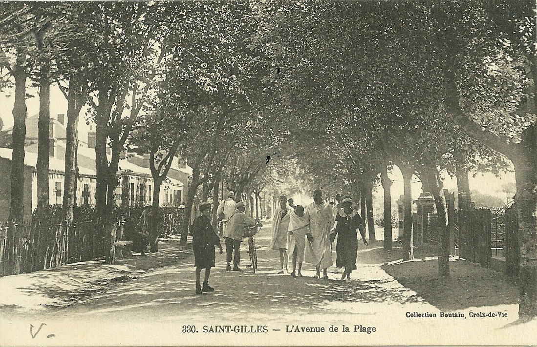 Saint-Gilles-sur-Vie, l'avenue de la plage.