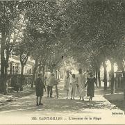 Saint-Gilles-sur-Vie, l'avenue de la plage.