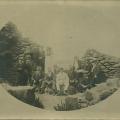 carte-photo, famille en vacances.