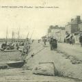 Saint-Gilles-sur-Vie, les quais à marée basse.