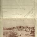 Carte-lettre recto, la plage de Croix-de-Vie.