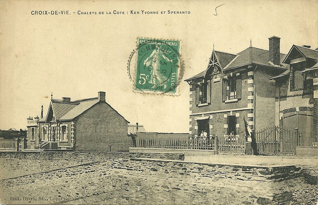 Croix-de-Vie, châlets de fla côte Ker Yvonne et Speranto.