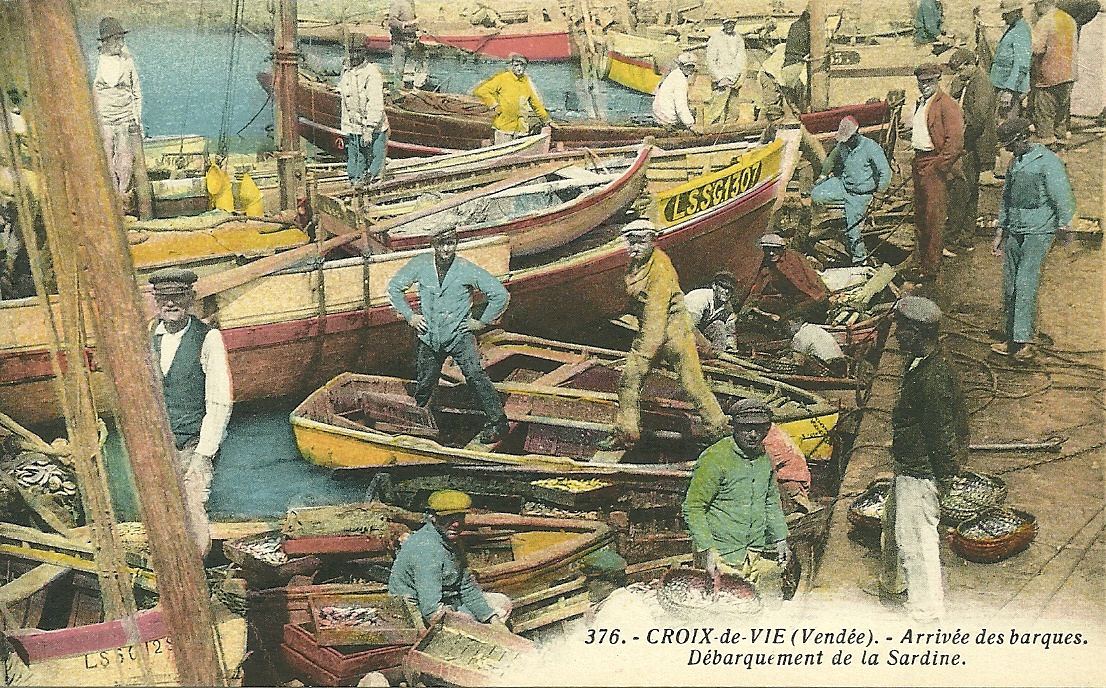 Croix-de-Vie, arrivée des barques.