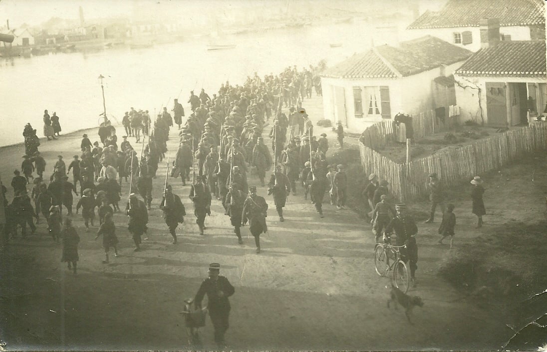 St-Gilles-sur-Vie, prisonniers Allemands ( carrières Brethomé).